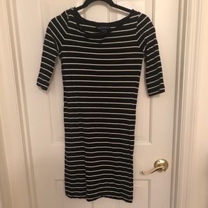French Connection black /white , dress size 4